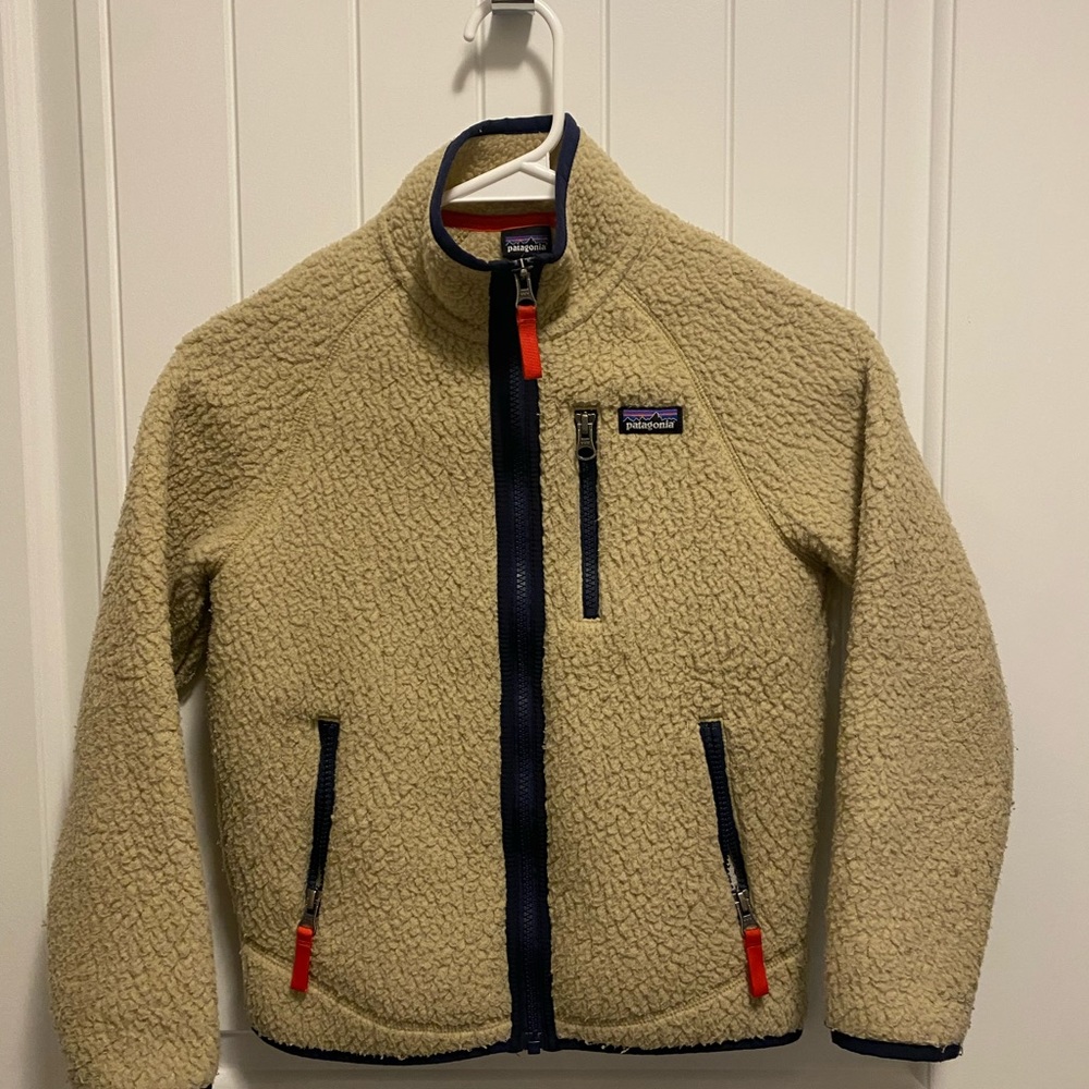 Patagonia boys fleece 7/8 small